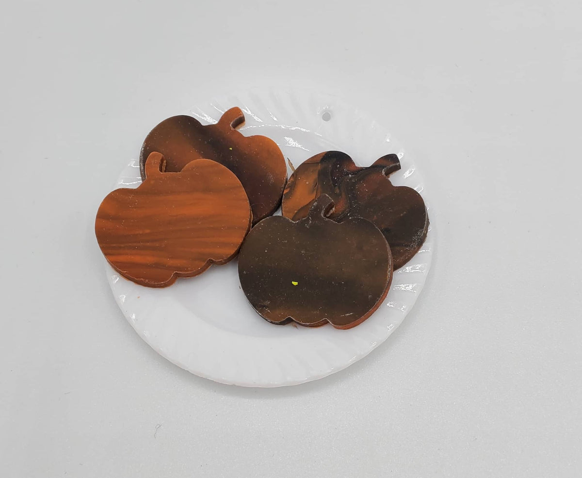 1:4th Scale Pumpkin Cookies for Dolls