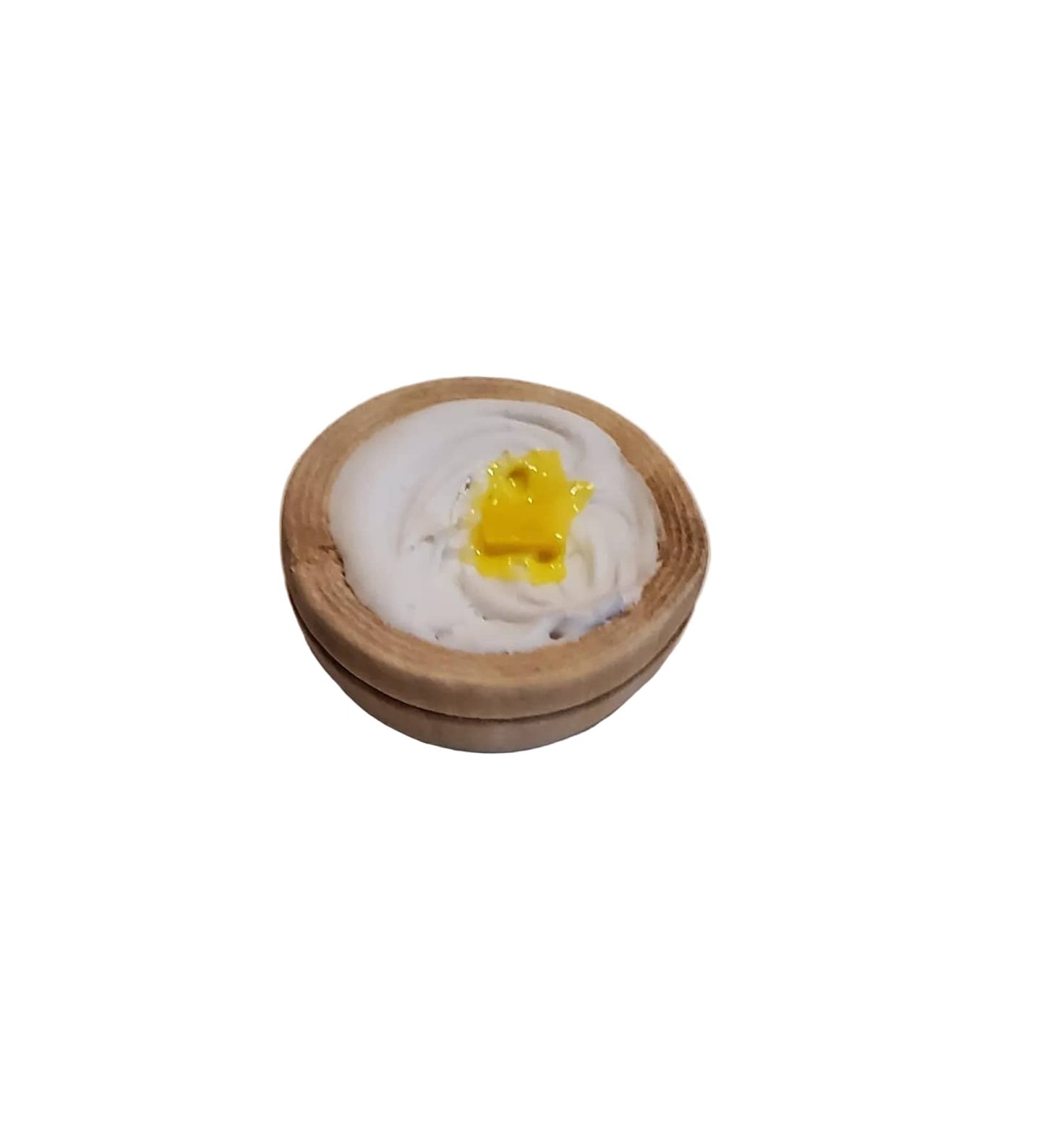 White Mashed Potatos with Butter for 1:12th Scale Dollhouse