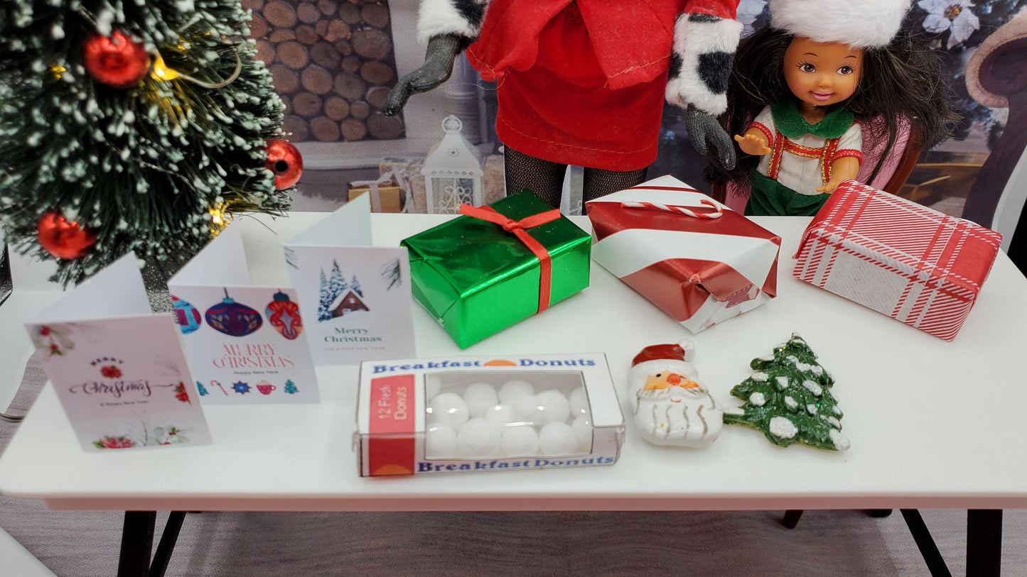 Christmas Package Gift Set For Dolls