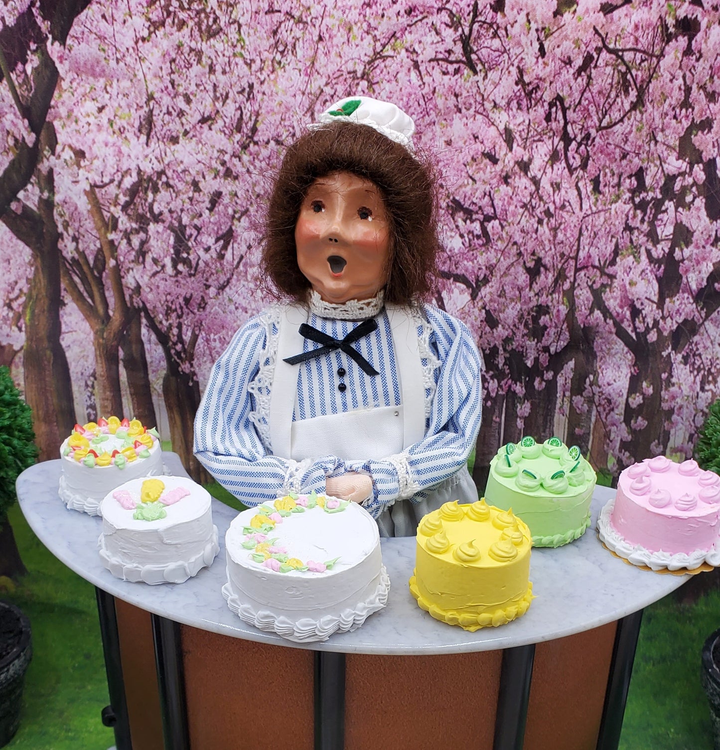 Strawberry Lemonade Mini Cakes For 1:6th Scale Dolls