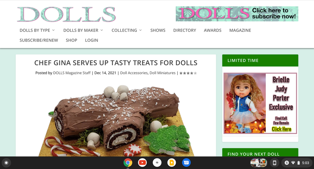 2021 December Dolls Magazine Online