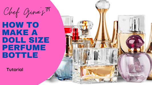 How To Make Barbie Size Perfume Bottles - Level: Easy
