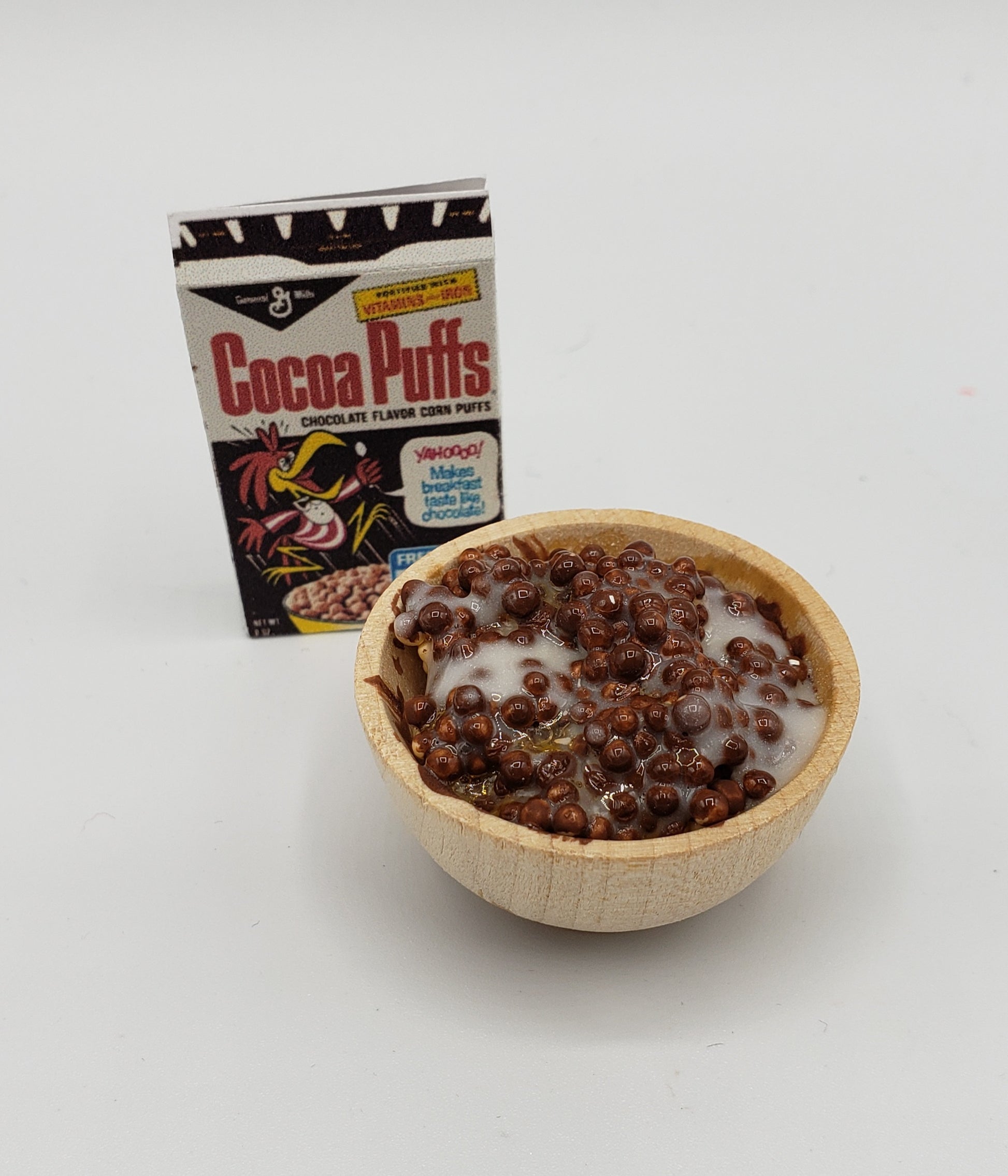 coco puffs with large cereal bowl