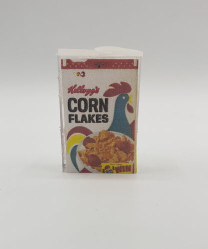 corn flakes in pourable container