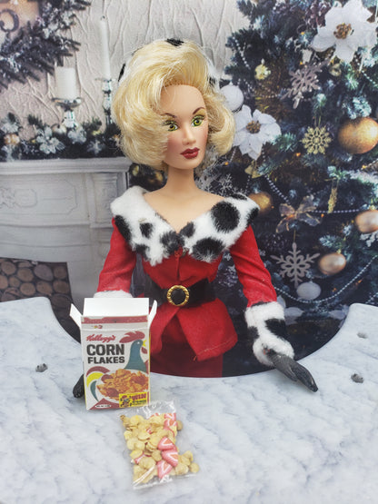 barbie with corn flakes