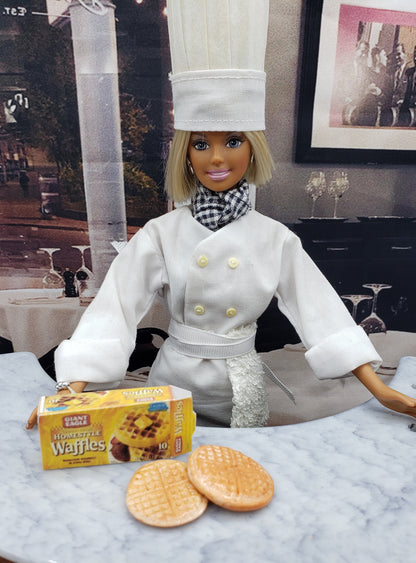 Barbie with waffles