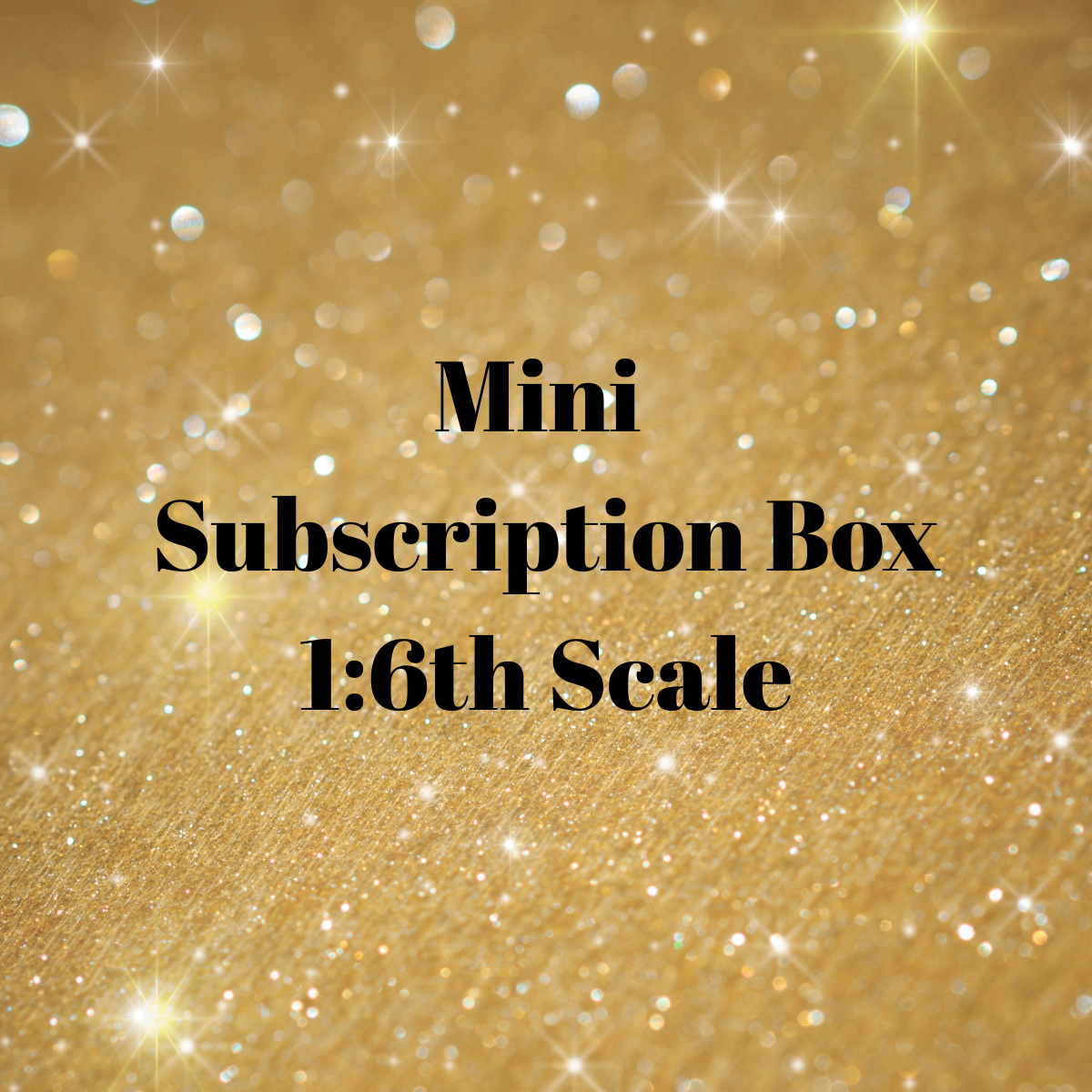 Mini Subscription Box - Monthly Miniature Food Delivery for 1:6th Scale