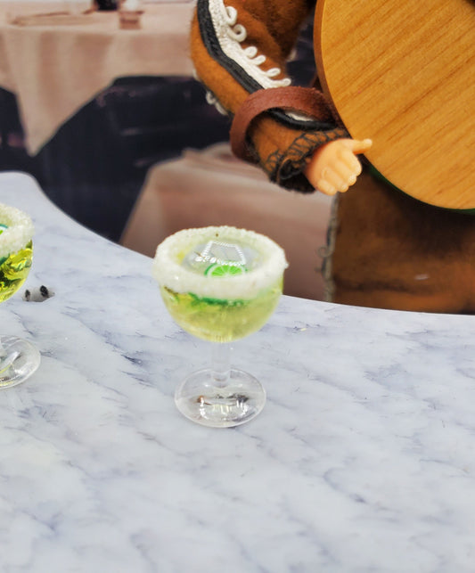 Mexican Margrita with lime and salt