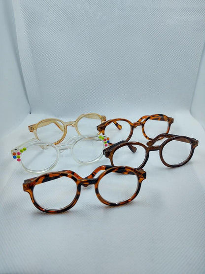Set 3 Blythe Doll Eyeglasses Lot of five