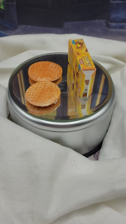 Waffle Box and 2 Waffles for Barbie Size Dolls
