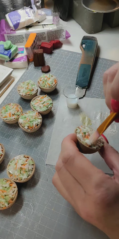 Chef Ginas Miniature Coleslaw For Dolls One Sixth Scale