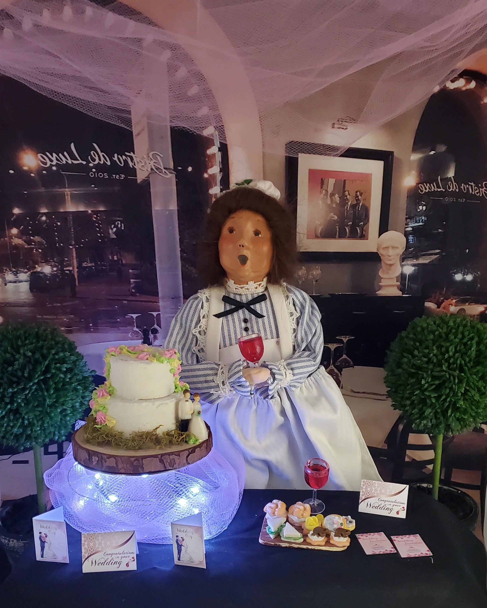 ethical fashion dresses Chef Gina's 1:6 Scale Wedding Cake Doll Accessory