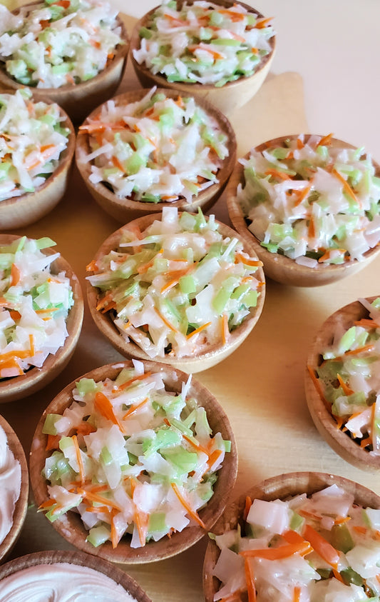 Chef Ginas Miniature Coleslaw For Dolls One Sixth Scale