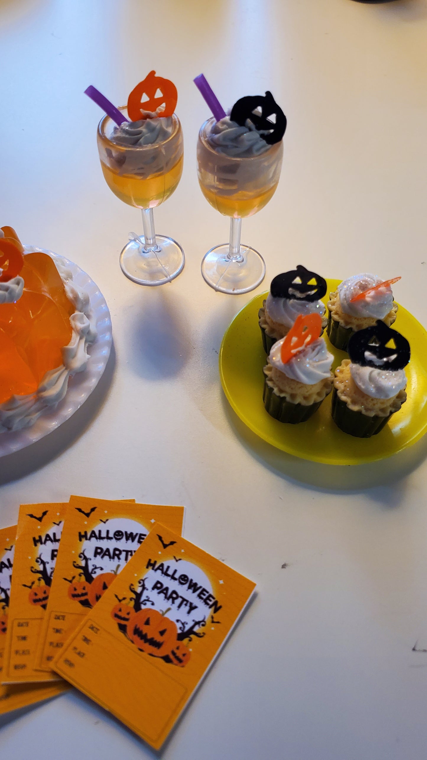 Halloween Party Set for 2 For Barbie Size Dolls