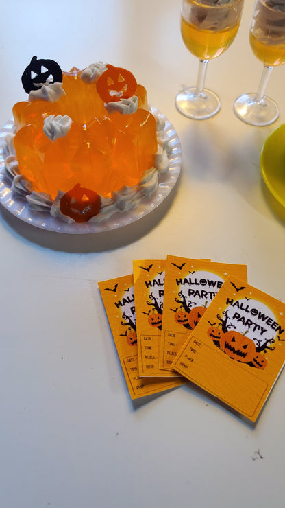 Halloween Party Set for 2 For Barbie Size Dolls