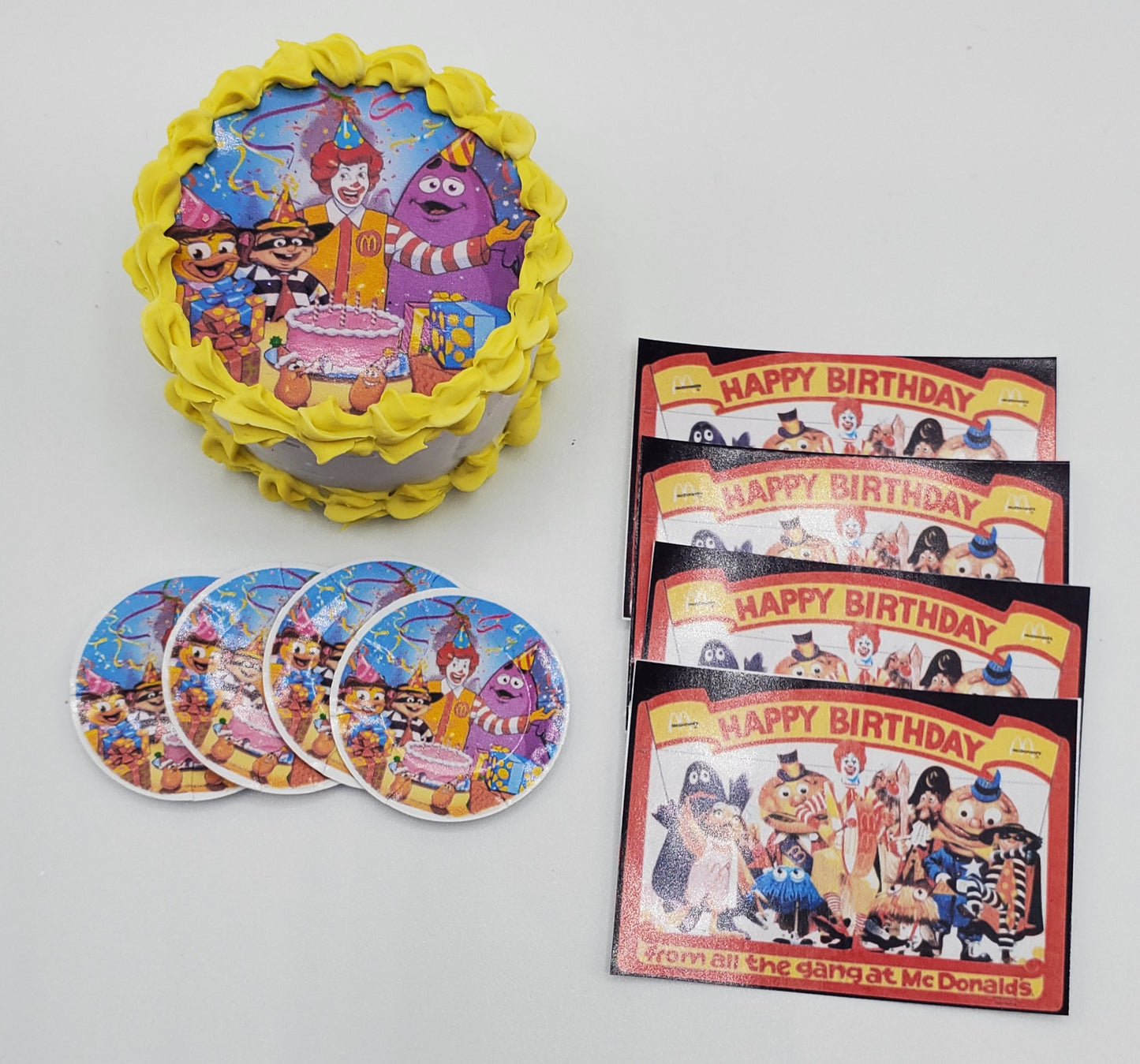 McMini Birthday Cake Party Set