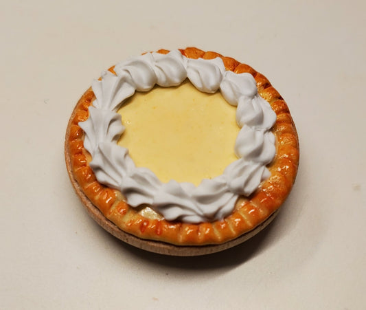 Egg Nog Pie For 1:6th Scale Dolls
