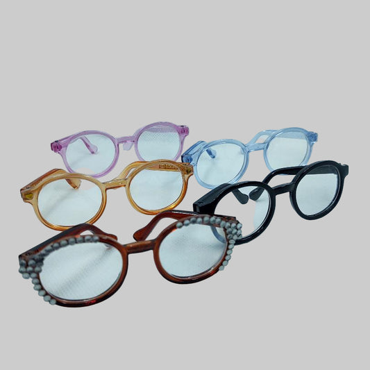 Set 1 Blythe Doll Eyeglasses Lot of five