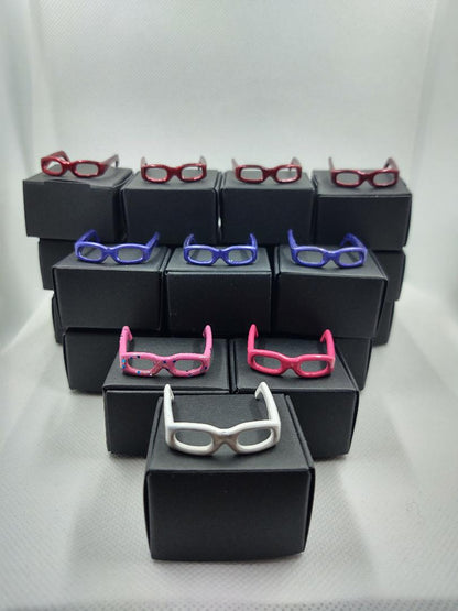 Set 2 Barbie Eyeglasses with black boxes