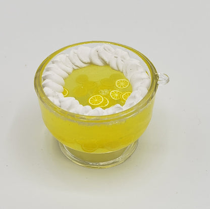 lemon jello in trifle bowl