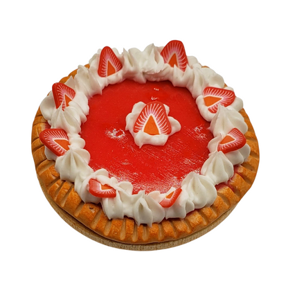 Strawberry cream pie