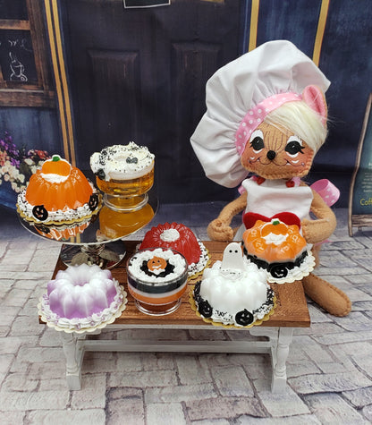 Anna Lee Doll with Halloween Desserts