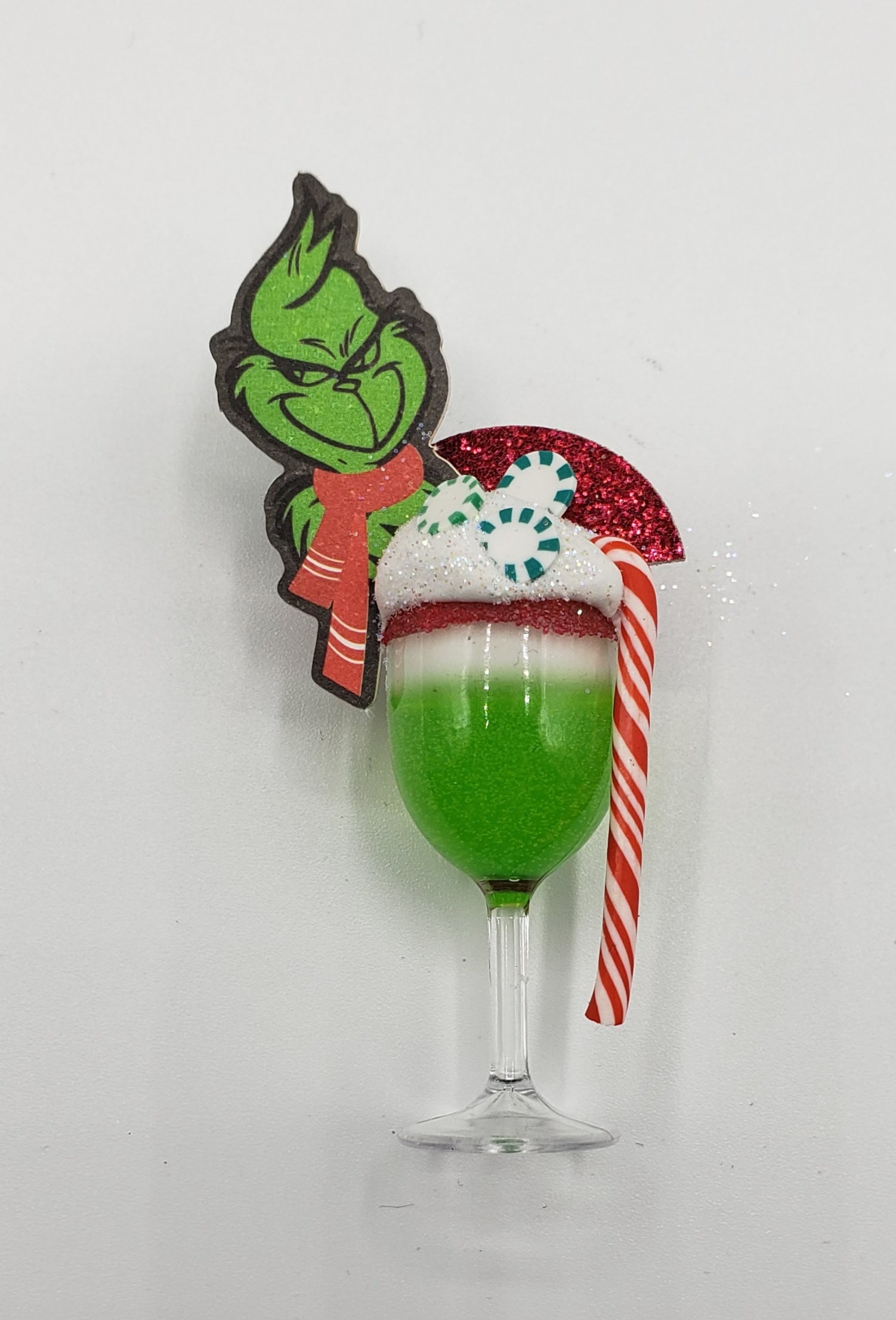 grinch face drink