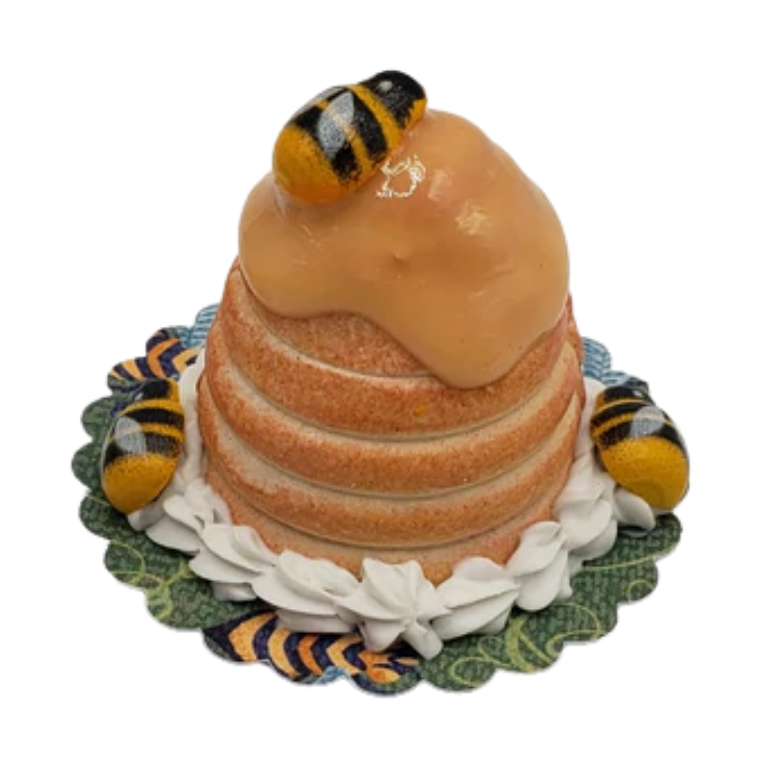 small bee hive cake