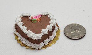 Pastel De Corazón De Chocolate