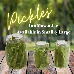 Pickles in a Mason Jar