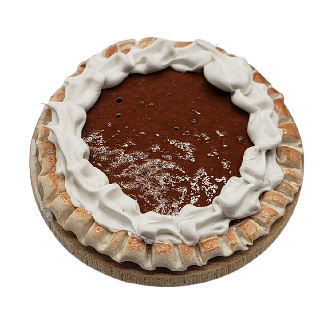 Chocolate cream pie for 1:6th scale